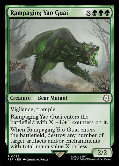 Rampaging Yao Guai (82) - Fallout (PIP)