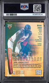 1997 Finest #271 Michael Jordan Refractor W/Coating PSA 8