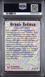 1994 Fleer Pro-Visions #6 Dennis Rodman PSA 9