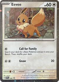 Eevee - 200 (Cosmos Holo) (SVP 200) - SV: Scarlet & Violet Promo Cards (SVP)