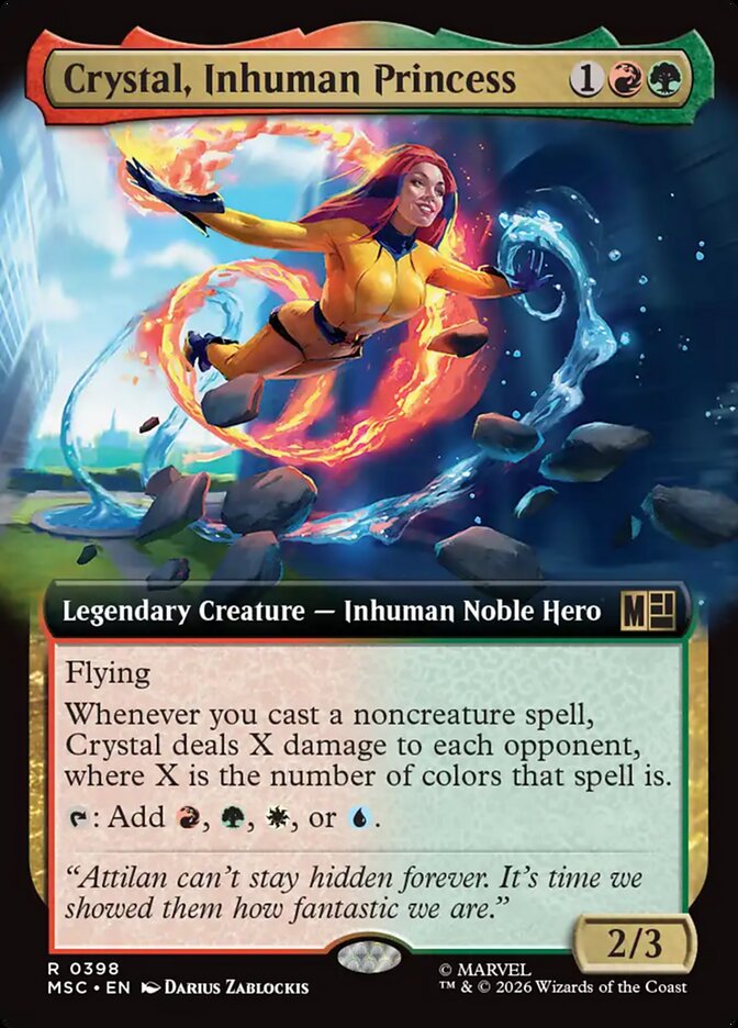 Crystal, Inhuman Princess (398) - Marvel Super Heroes Commander (MSC)