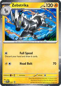 Zebstrika - 201 (Cosmos Holo) (201) - SV: Scarlet & Violet Promo Cards (SVP)
