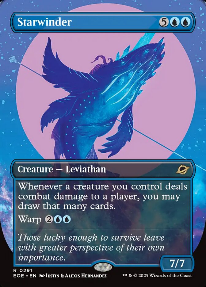 Starwinder (291) - [Foil, Borderless] Edge of Eternities (EOE)