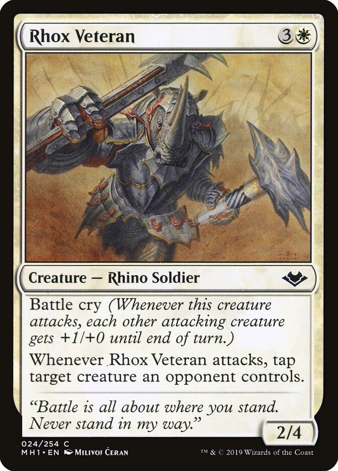 Rhox Veteran (24) - Modern Horizons (MH1)