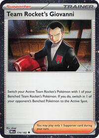 Team Rocket's Giovanni (Cosmos Holo) (174) - Miscellaneous Cards & Products (MCAP)