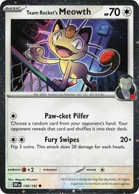 Team Rocket's Meowth (Cosmos Holo) (149) - Miscellaneous Cards & Products (MCAP)