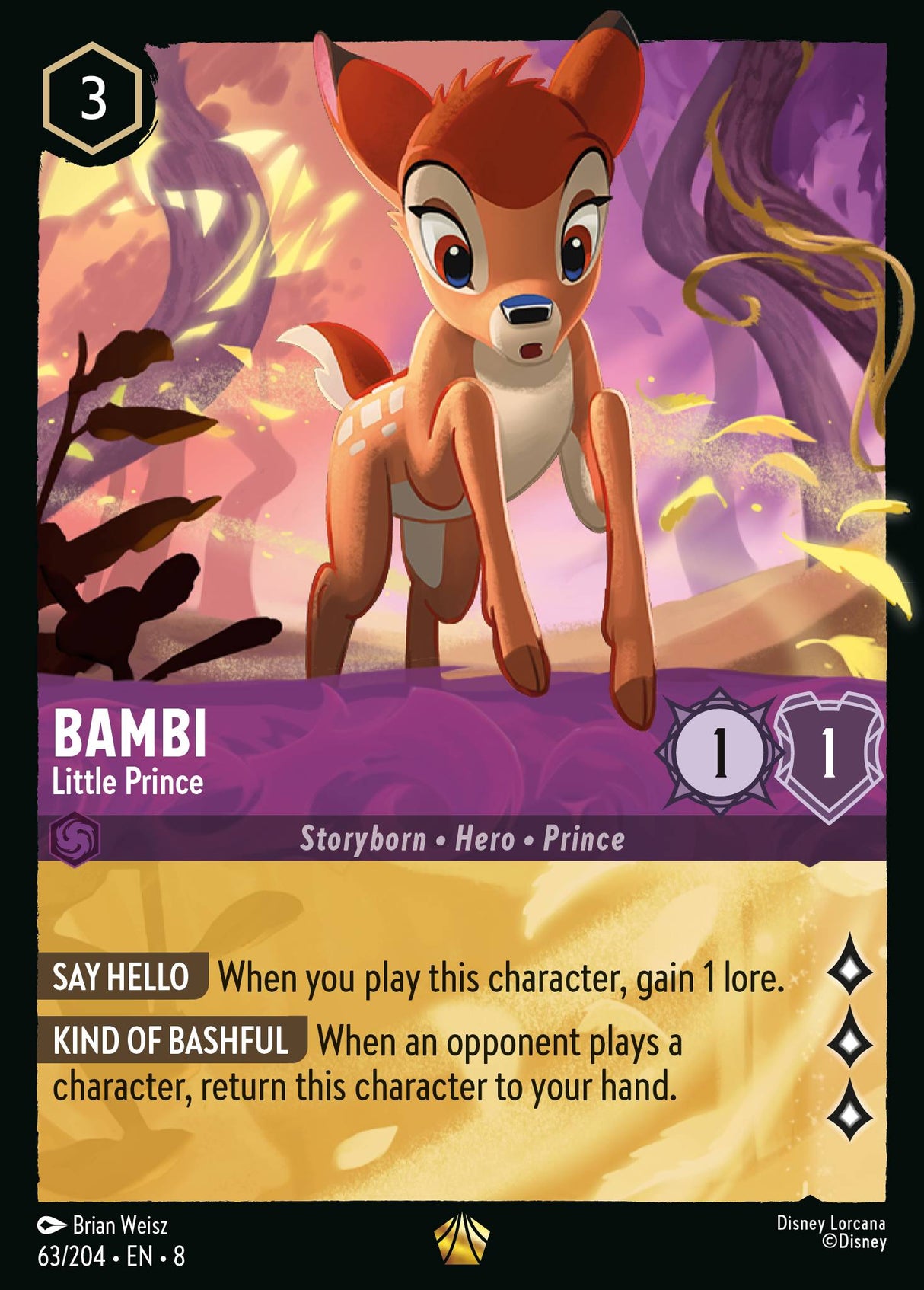 Bambi - Little Prince - [Foil] Reign of Jafar (8)