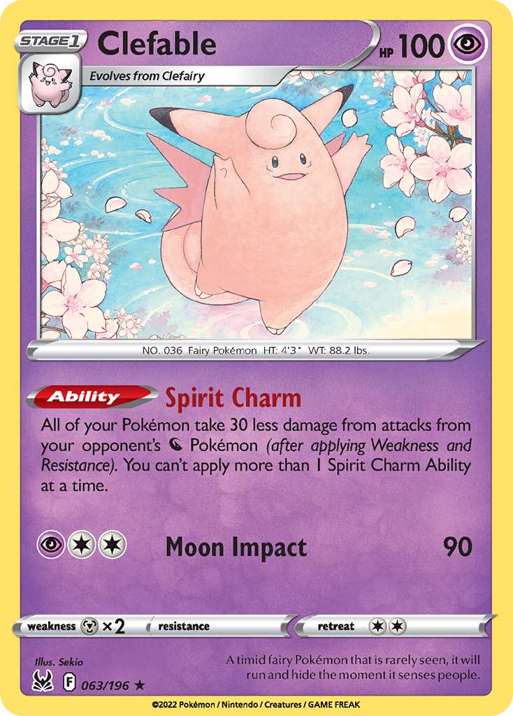 Clefable (63/196) - Lost Origin (LOR)
