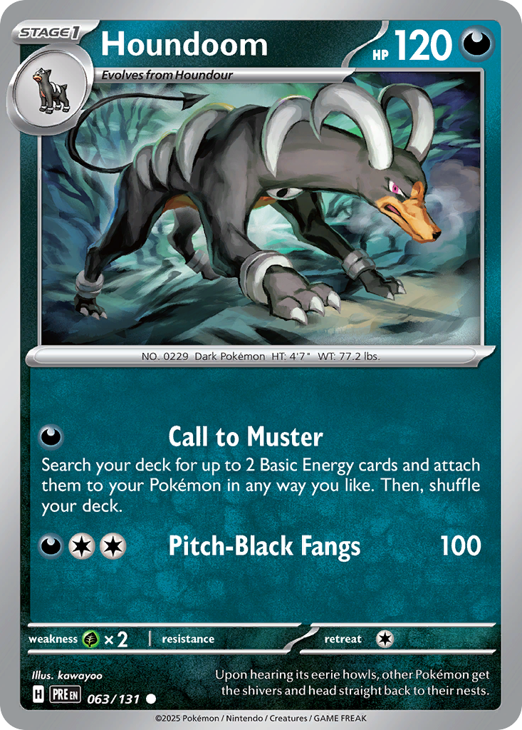 Houndoom (63/131) - Prismatic Evolutions (PRE)