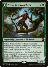 Nissa, Vastwood Seer // Nissa, Sage Animist (15) - From the Vault: Transform (V17)