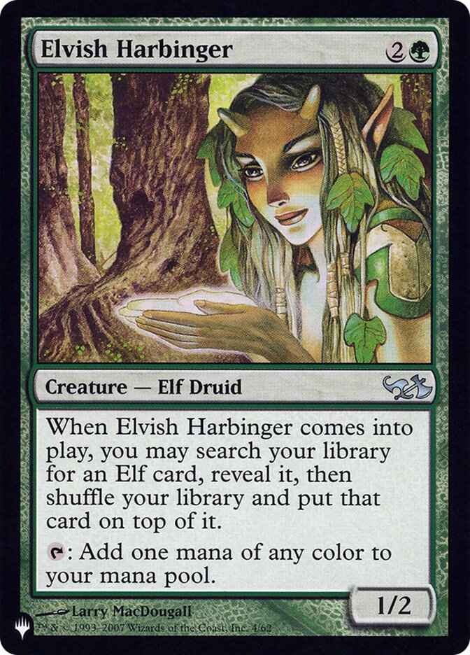 Elvish Harbinger (DD1-4) - The List (PLST)