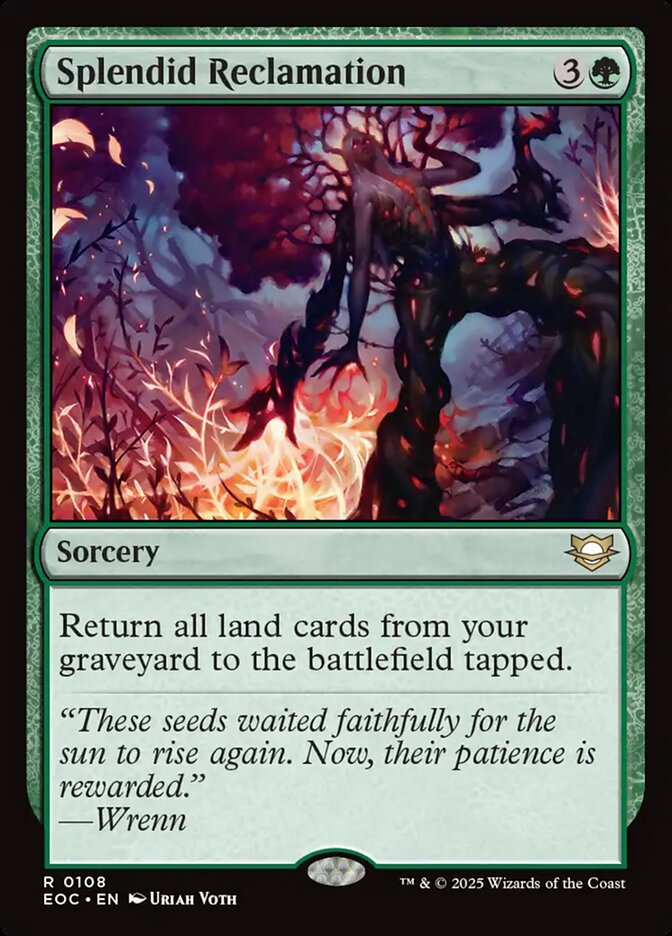 Splendid Reclamation (108) - Edge of Eternities Commander (EOC)