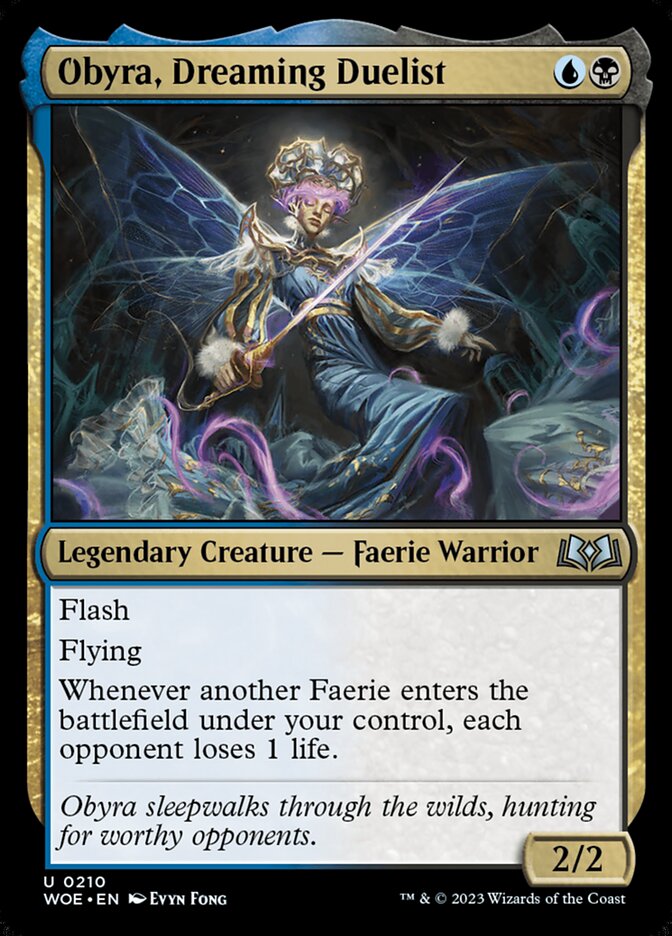 Obyra, Dreaming Duelist (210) - Wilds of Eldraine (WOE)