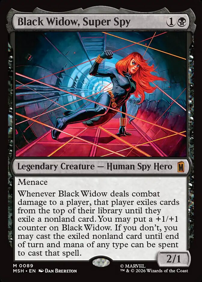 Black Widow, Super Spy (89) - Marvel Super Heroes (MSH)