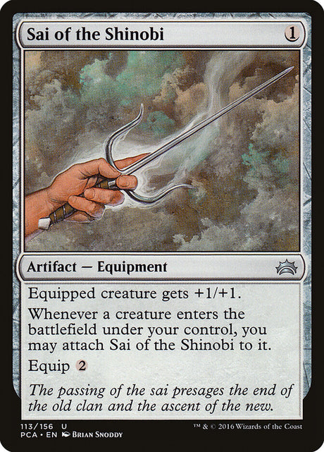 Sai of the Shinobi (113) - Planechase Anthology (PCA)