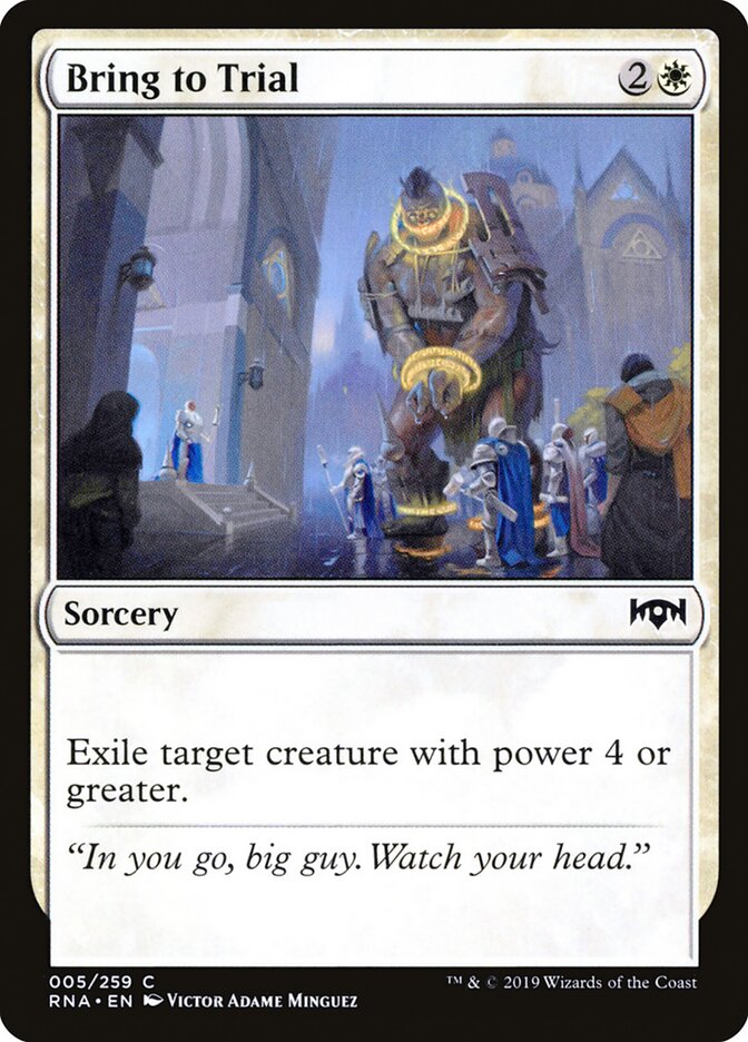 Bring to Trial (5) - Ravnica Allegiance (RNA)