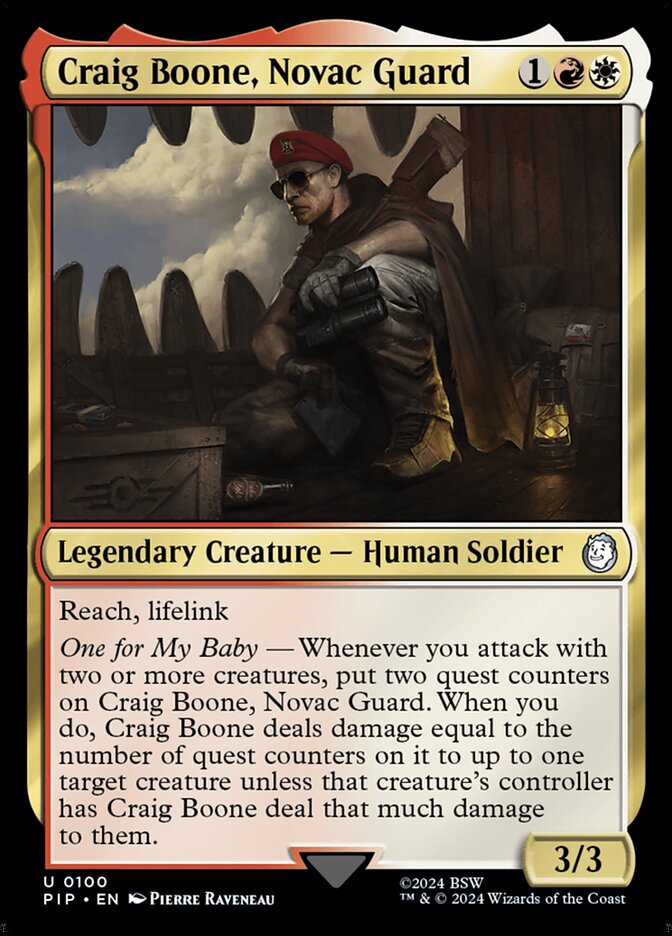 Craig Boone, Novac Guard - [Foil] Fallout (PIP)
