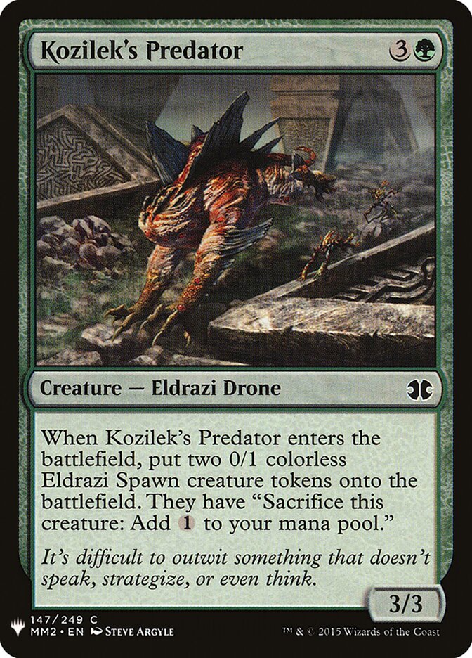 Kozilek's Predator (MM2-147) - The List (PLST)