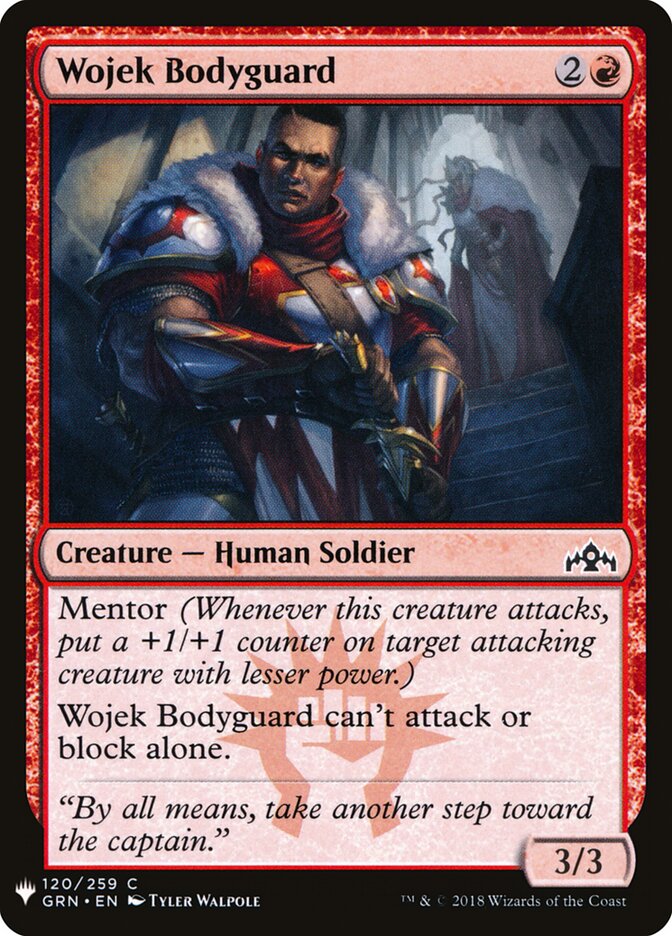 Wojek Bodyguard (GRN-120) - The List (PLST)