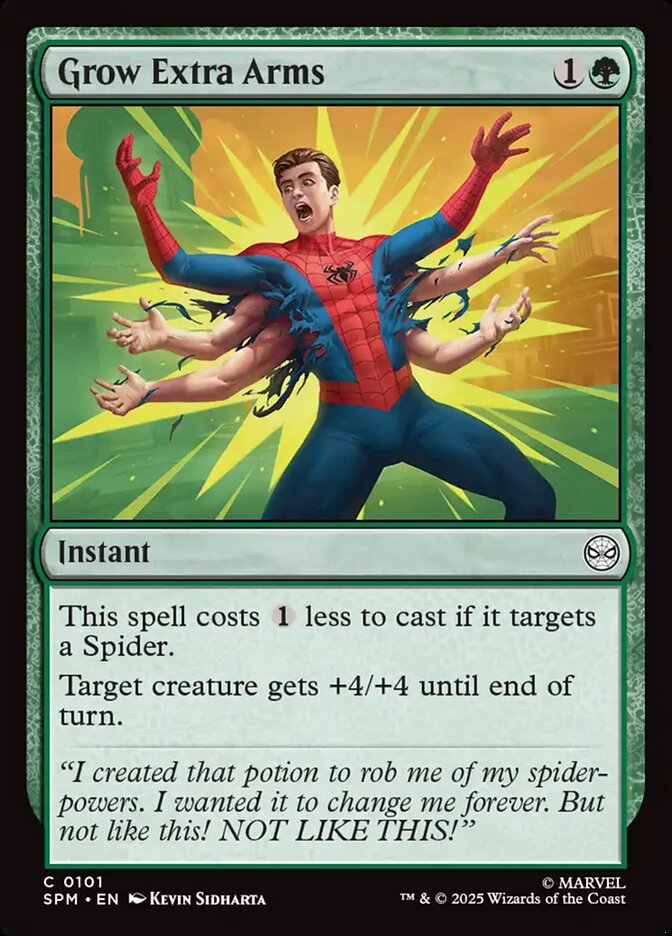 Grow Extra Arms (101) - [Foil] Marvel's Spider-Man (SPM)