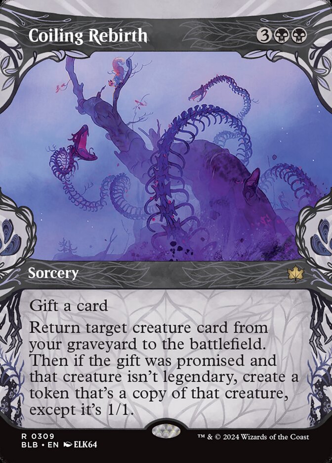 Coiling Rebirth - [Foil, Showcase] Bloomburrow (BLB)