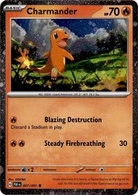 Charmander - 007/091 (Cosmos Holo) (7) - Miscellaneous Cards & Products (MCAP)
