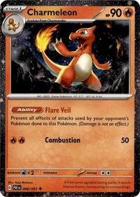 Charmeleon - 008/091 (Cosmos Holo) (8) - Miscellaneous Cards & Products (MCAP)