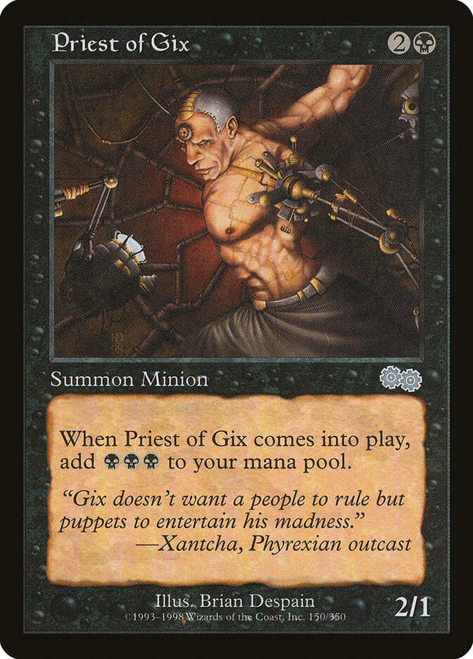 Priest of Gix (150) - Urza's Saga (USG)