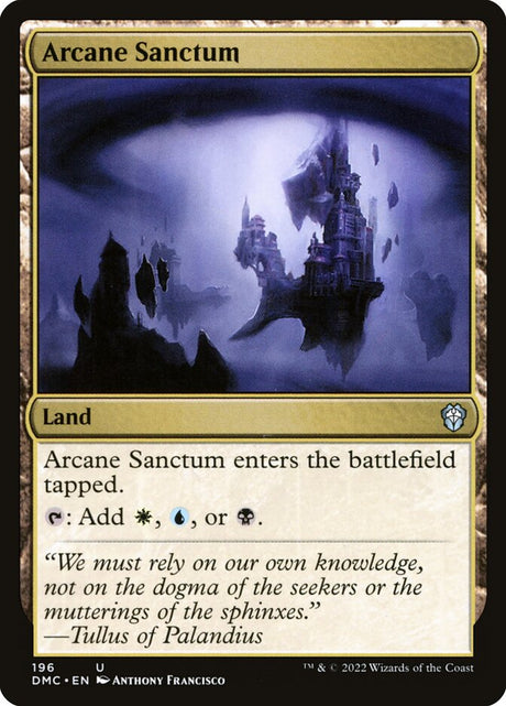 Arcane Sanctum (196) - Dominaria United Commander (DMC)