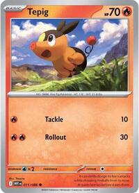 Tepig (11) - SV: White Flare (WHT)
