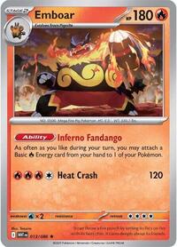 Emboar (13) - SV: White Flare (WHT)
