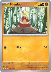 Mienfoo (52) - SV: White Flare (WHT)