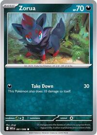 Zorua (61) - SV: White Flare (WHT)
