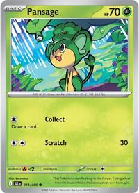 Pansage (4) - SV: Black Bolt (BLK)