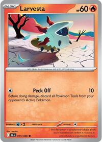 Larvesta (15) - SV: Black Bolt (BLK)