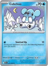 Cubchoo (25) - SV: Black Bolt (BLK)