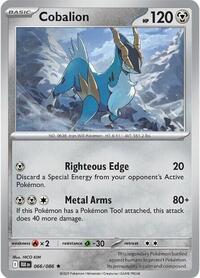 Cobalion (66) - SV: Black Bolt (BLK)