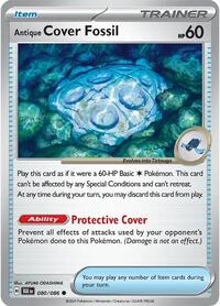 Antique Cover Fossil (80) - SV: Black Bolt (BLK)