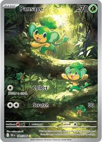 Pansage (89) - SV: Black Bolt (BLK)