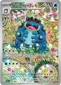 Seismitoad (105) - SV: Black Bolt (BLK)