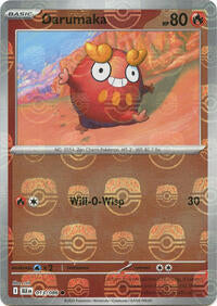 Darumaka (Master Ball Pattern) (13) - SV: Black Bolt (BLK)