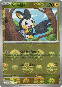 Emolga (Poke Ball Pattern) (29) - SV: Black Bolt (BLK)