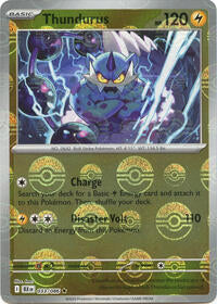 Thundurus (Poke Ball Pattern) (33) - SV: Black Bolt (BLK)