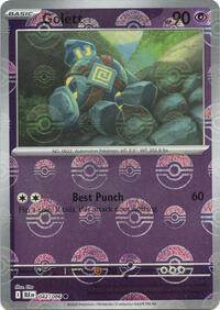 Golett (Poke Ball Pattern) (42) - SV: Black Bolt (BLK)