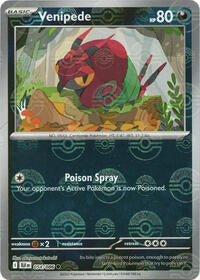 Venipede (Poke Ball Pattern) (54) - SV: Black Bolt (BLK)
