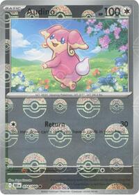 Audino - 074/086 (Poke Ball Pattern) (74) - SV: Black Bolt (BLK)