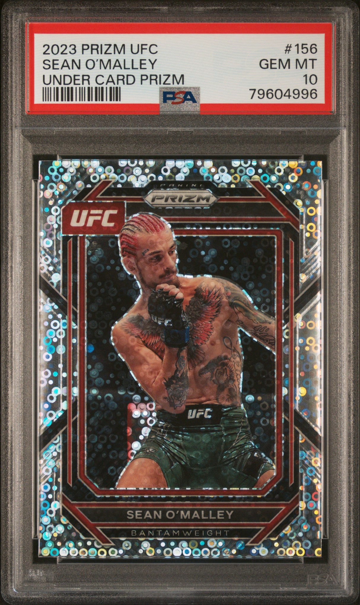 2023 Panini Prizm Ufc Sean O’malley Undercard Prizm PSA 10