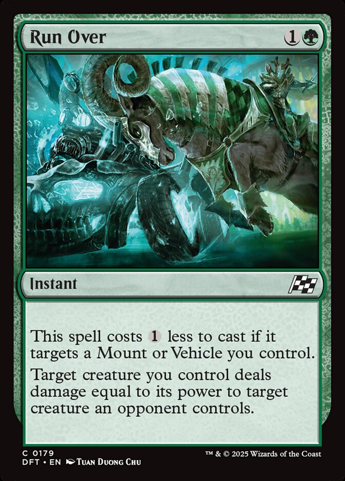 Run Over - [Foil] Aetherdrift (DFT)