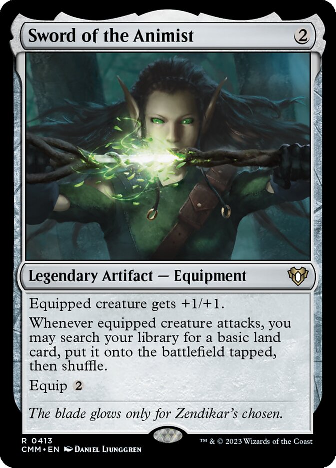 Sword of the Animist (413) - Commander Masters (CMM)