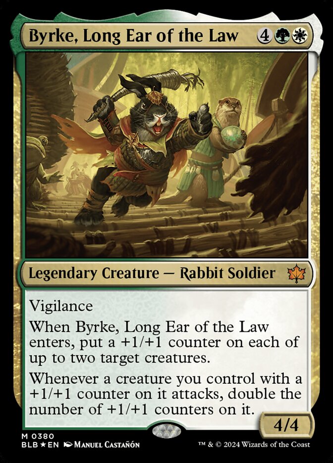 Byrke, Long Ear of the Law - [Foil] Bloomburrow (BLB)